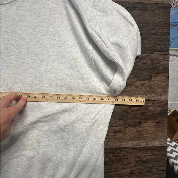 Champion Gray Crewneck Sweatshirt Relaxed Fit - Picture 5 of 6